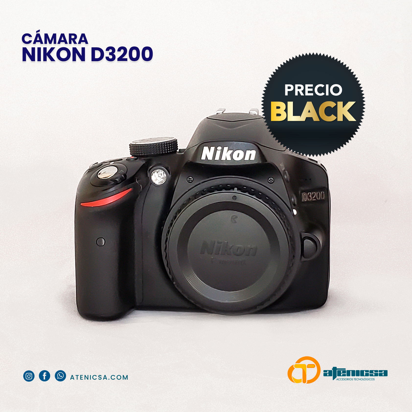 Nikon D3200 - ATENICSA